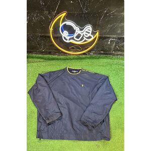 Vintage Ralph Lauren Polo Golf Expandable Windbreaker Pullover Men's Size Medium